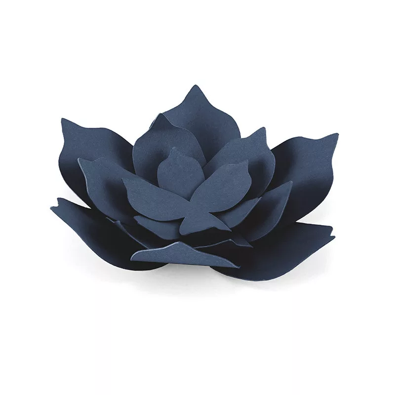 Paper decorations Flowers, dark navy blue 1 Paper decorations Flowers, dark navy blue