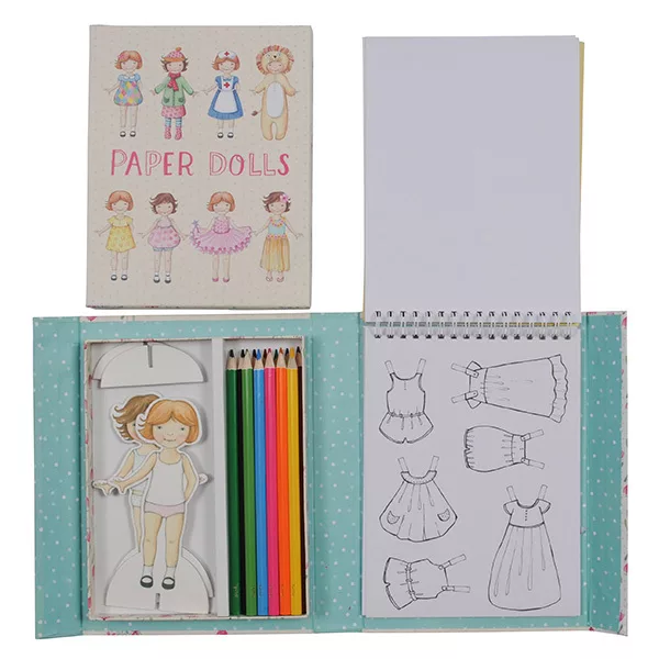 Coffret Poupées vintages en papier à habiller – Image 3