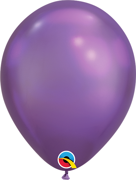 Latex Balloon 30cm Chrome Purple 1 Latex Balloon 30cm Chrome Purple
