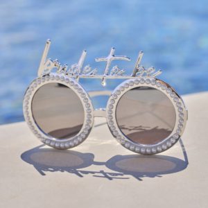 “Bride to be” glasses - with pearls