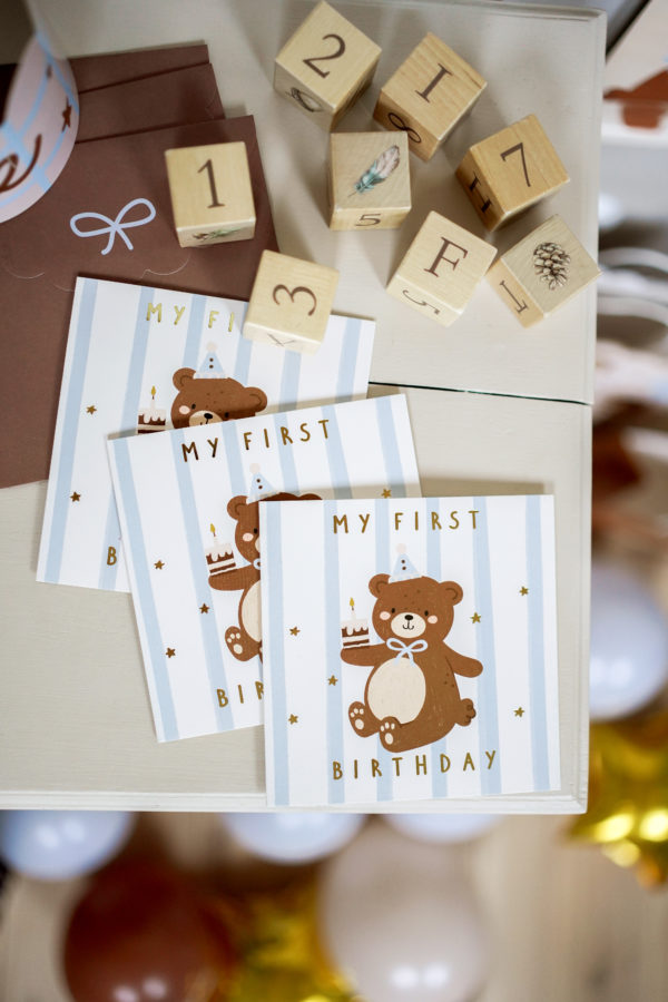 Carte d'anniversaire Ours – Image 3
