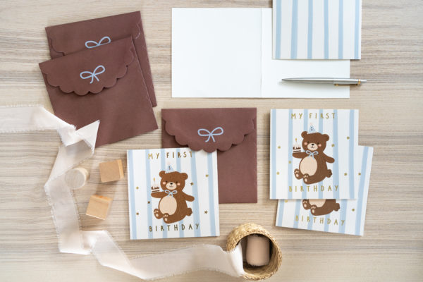 Carte d'anniversaire Ours – Image 4