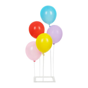 Couverts en bois Rose Pastel, 18pcs 11 Support à ballons transparent modulable avec base – kit complet pour déco flexible
