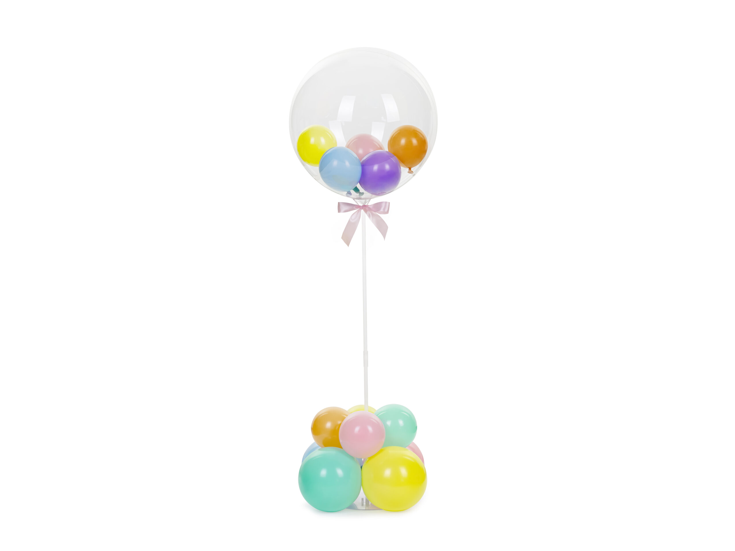 72 cm transparent balloon holder - stable base and easy assembly 1 72 cm transparent balloon holder - stable base and easy assembly