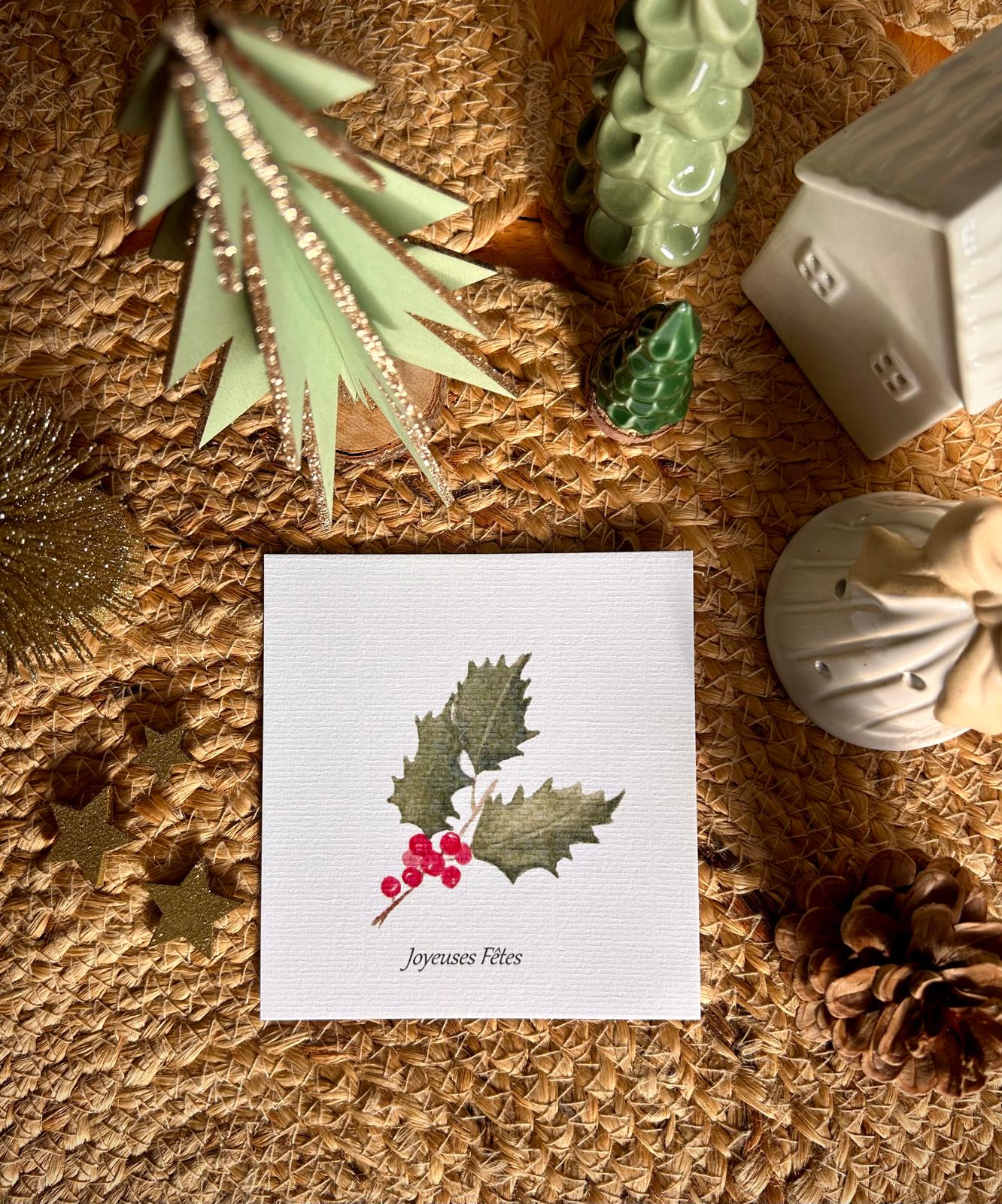 Merry Christmas" postcard 1 Merry Christmas" postcard