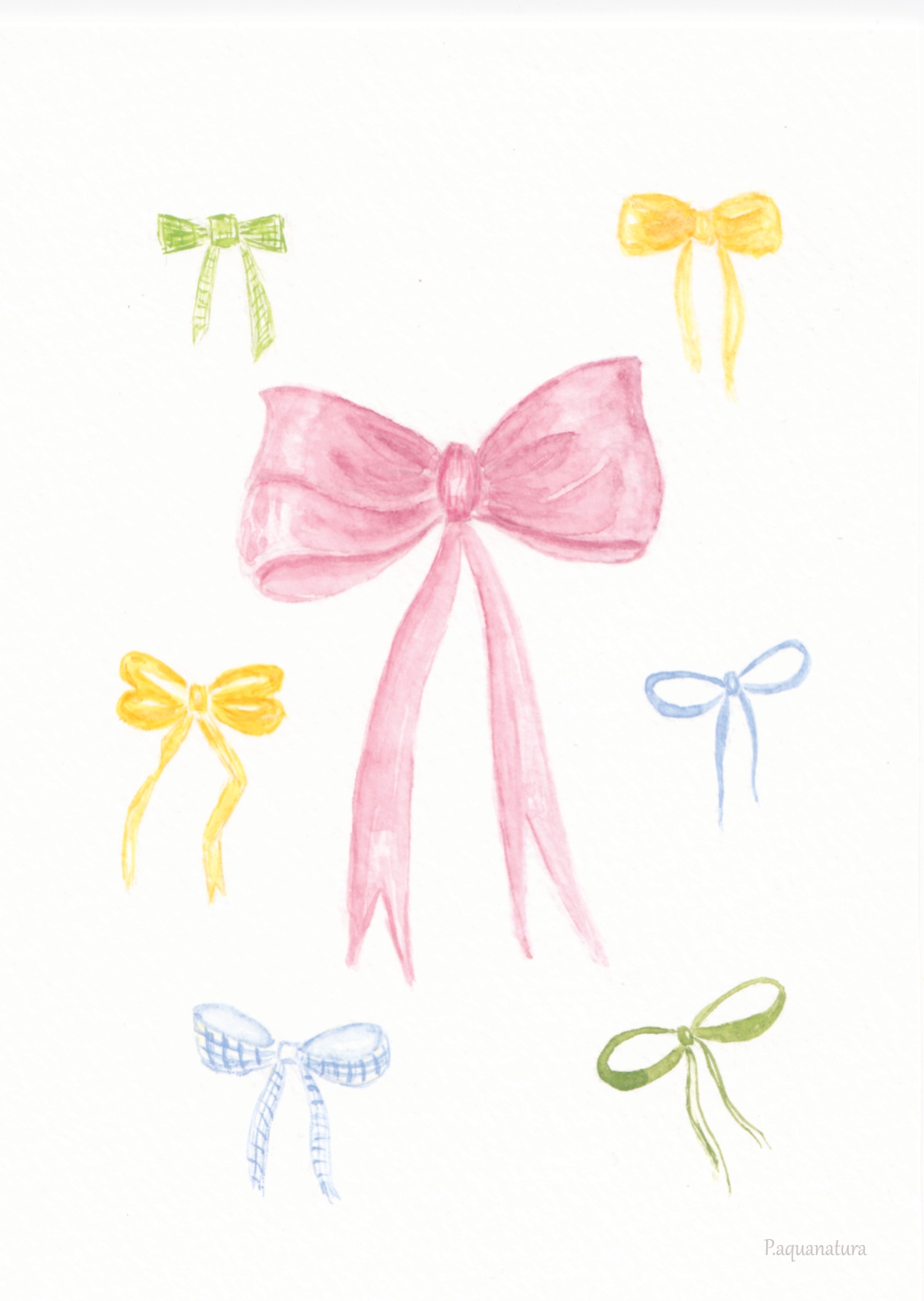 Carte postale aquarelle – Collection de Noeuds 2 Carte postale aquarelle – Collection de Noeuds – Image 2