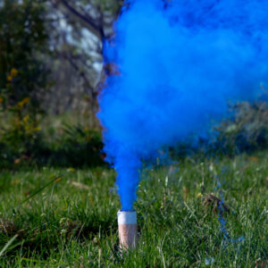 Bombe fumigène "It's a boy", révélation bleue, 5pcs