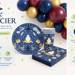 Kit « Sorcier » : 8 personnes + 25 ballons offerts
