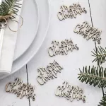 confettis bois merry christmas noel decoration table jpg 3fdcf7e0